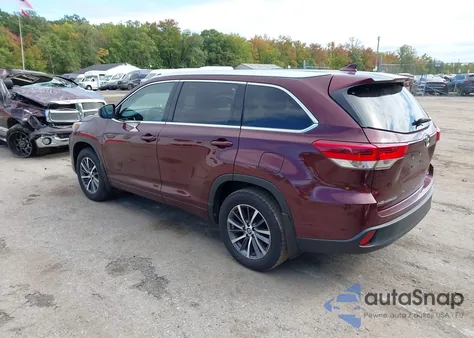 2018 Toyota Highlander Xle из США, поврежденный, VIN 5TDJZRFH1JS827757